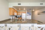 Large granite countertops in this beautiful kitchen